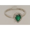 anello goccia smeraldo AN516